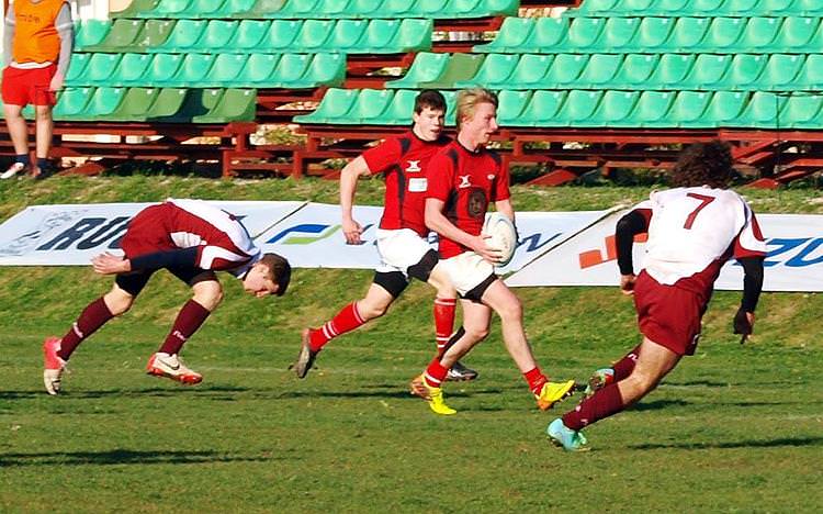 Saints rugby player Anton is capped by Denmark